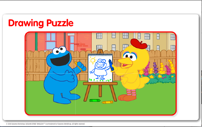 Sesame Street Games - Seul Lee Portfolio